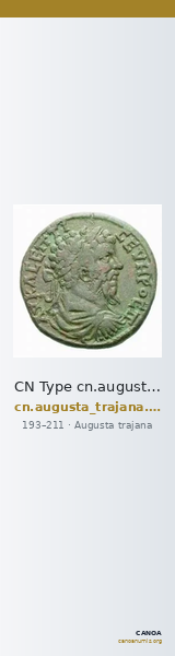 CN Type cn.augusta_trajana.1_ed.80 — CANOA