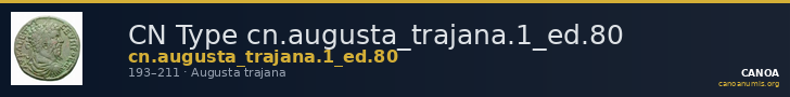 CN Type cn.augusta_trajana.1_ed.80 — CANOA