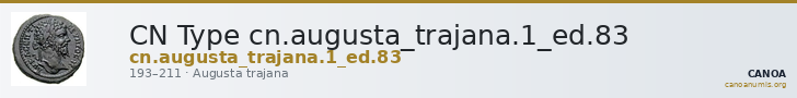 CN Type cn.augusta_trajana.1_ed.83 — CANOA