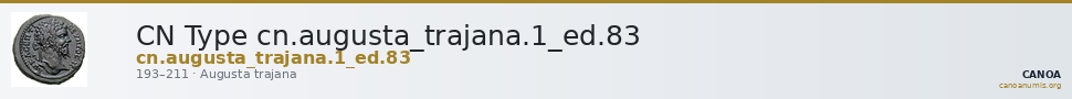 CN Type cn.augusta_trajana.1_ed.83 — CANOA