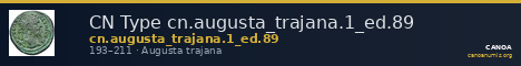 CN Type cn.augusta_trajana.1_ed.89 — CANOA