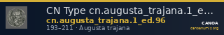 CN Type cn.augusta_trajana.1_ed.96 — CANOA