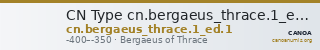 CN Type cn.bergaeus_thrace.1_ed.1 — CANOA