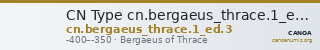 CN Type cn.bergaeus_thrace.1_ed.3 — CANOA