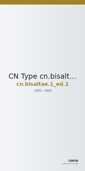 CN Type cn.bisaltae.1_ed.1 — CANOA
