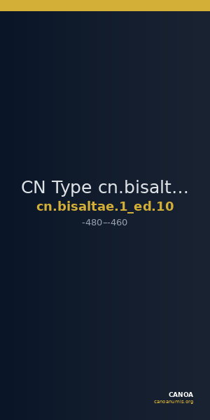 CN Type cn.bisaltae.1_ed.10 — CANOA