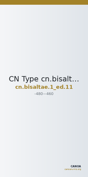CN Type cn.bisaltae.1_ed.11 — CANOA
