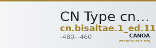 CN Type cn.bisaltae.1_ed.11 — CANOA
