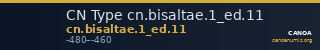 CN Type cn.bisaltae.1_ed.11 — CANOA