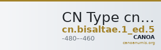 CN Type cn.bisaltae.1_ed.5 — CANOA
