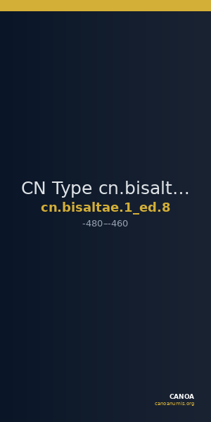 CN Type cn.bisaltae.1_ed.8 — CANOA