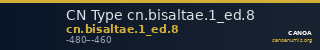 CN Type cn.bisaltae.1_ed.8 — CANOA