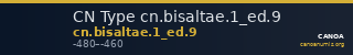 CN Type cn.bisaltae.1_ed.9 — CANOA