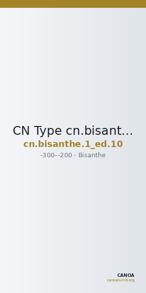 CN Type cn.bisanthe.1_ed.10 — CANOA
