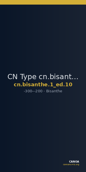 CN Type cn.bisanthe.1_ed.10 — CANOA