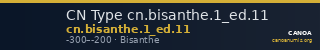 CN Type cn.bisanthe.1_ed.11 — CANOA