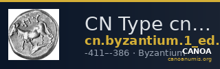 CN Type cn.byzantium.1_ed.1 — CANOA