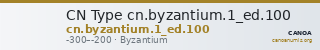 CN Type cn.byzantium.1_ed.100 — CANOA