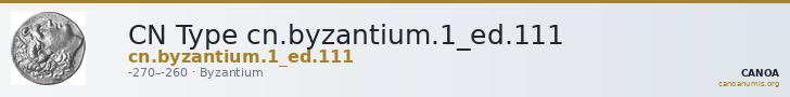CN Type cn.byzantium.1_ed.111 — CANOA
