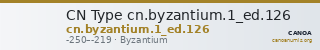 CN Type cn.byzantium.1_ed.126 — CANOA
