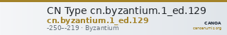 CN Type cn.byzantium.1_ed.129 — CANOA