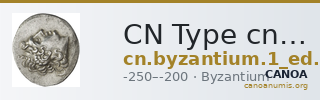CN Type cn.byzantium.1_ed.133 — CANOA