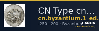 CN Type cn.byzantium.1_ed.133 — CANOA
