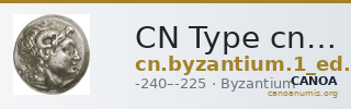 CN Type cn.byzantium.1_ed.137 — CANOA