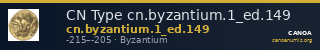 CN Type cn.byzantium.1_ed.149 — CANOA