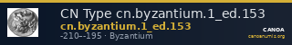 CN Type cn.byzantium.1_ed.153 — CANOA