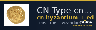 CN Type cn.byzantium.1_ed.157 — CANOA