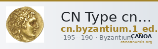 CN Type cn.byzantium.1_ed.158 — CANOA