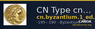 CN Type cn.byzantium.1_ed.158 — CANOA