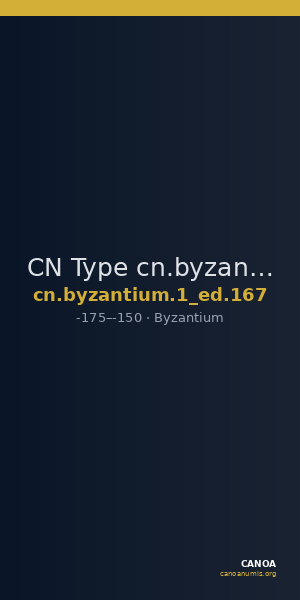 CN Type cn.byzantium.1_ed.167 — CANOA