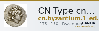 CN Type cn.byzantium.1_ed.168 — CANOA