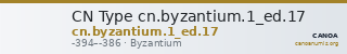 CN Type cn.byzantium.1_ed.17 — CANOA