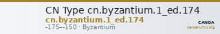 CN Type cn.byzantium.1_ed.174 — CANOA