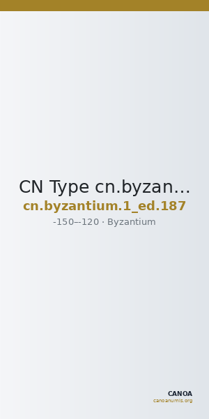 CN Type cn.byzantium.1_ed.187 — CANOA