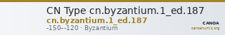 CN Type cn.byzantium.1_ed.187 — CANOA