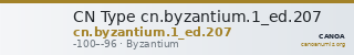 CN Type cn.byzantium.1_ed.207 — CANOA