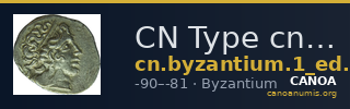 CN Type cn.byzantium.1_ed.208 — CANOA