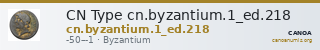 CN Type cn.byzantium.1_ed.218 — CANOA
