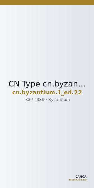 CN Type cn.byzantium.1_ed.22 — CANOA