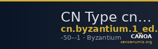 CN Type cn.byzantium.1_ed.221 — CANOA
