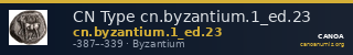 CN Type cn.byzantium.1_ed.23 — CANOA