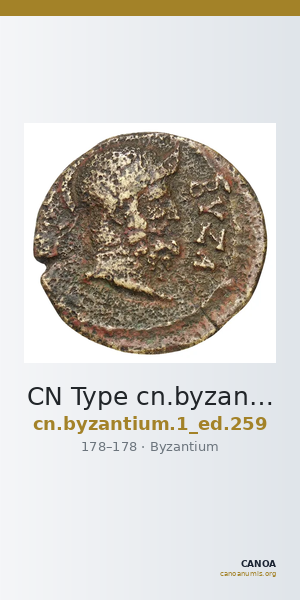 CN Type cn.byzantium.1_ed.259 — CANOA