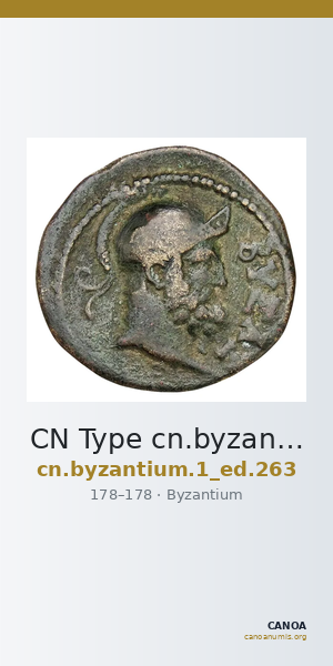 CN Type cn.byzantium.1_ed.263 — CANOA