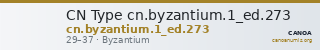 CN Type cn.byzantium.1_ed.273 — CANOA