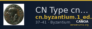 CN Type cn.byzantium.1_ed.274 — CANOA