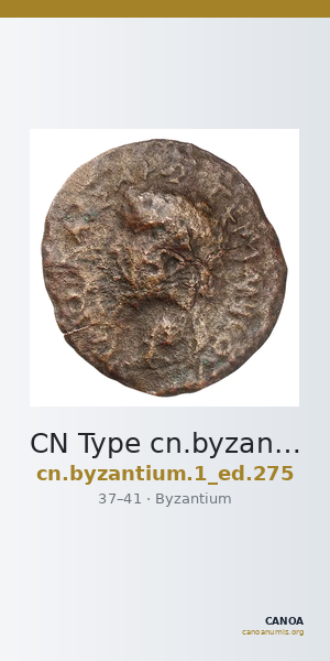CN Type cn.byzantium.1_ed.275 — CANOA